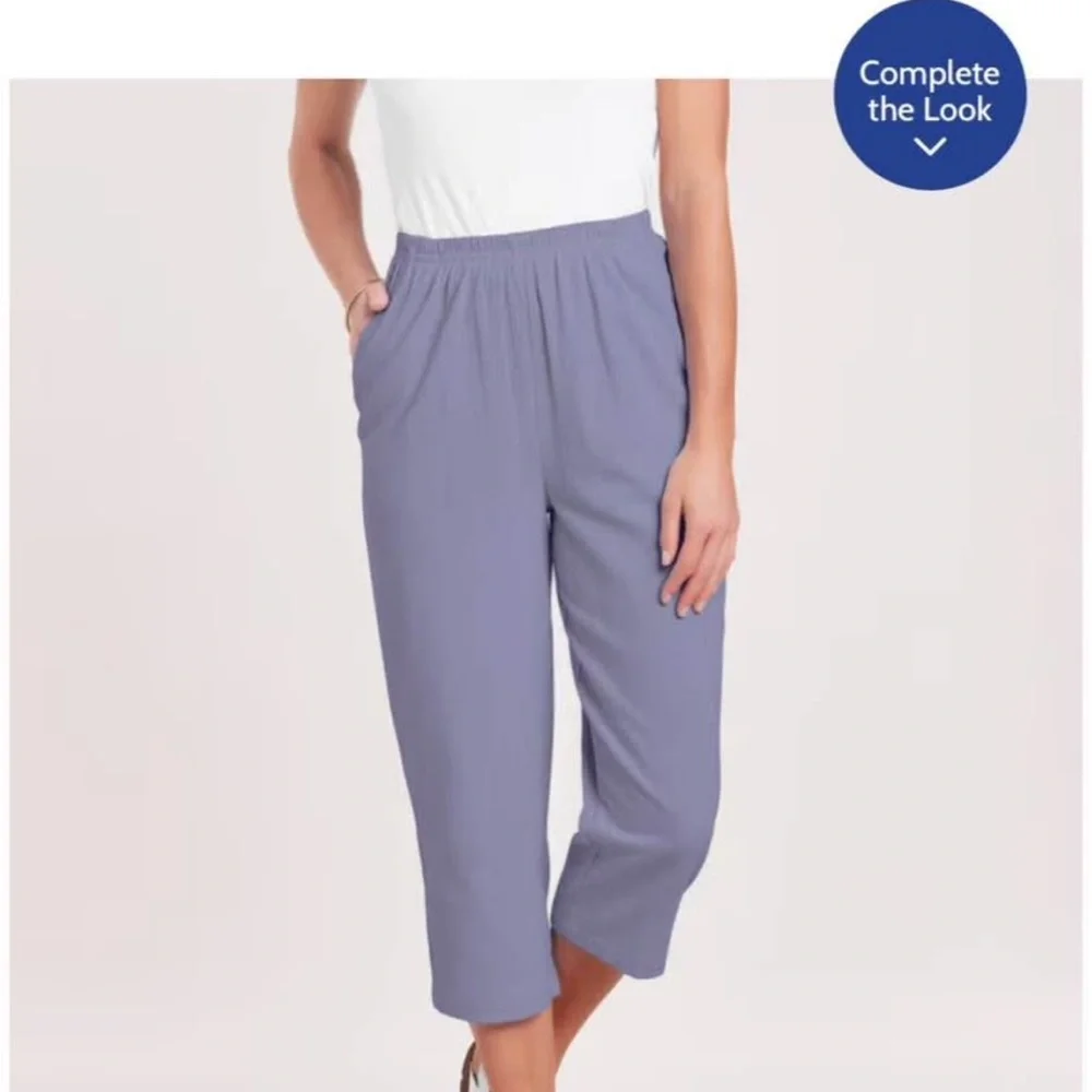 Blair Women's Lavender Capris - Picture 1 of 4
